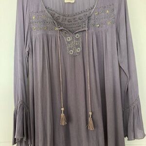 Natural Life periwinkle tunic size small